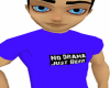 blue t shirt male