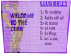 [RJ] Welcome club sign