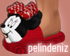 [P] Minnie red slipper