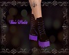 PurpleBlack Ankle boots