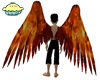 Flamed Arch Angel Wings