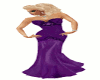 Dark Purple Evening Gown