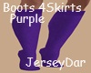 Boots 4Skirts Purple