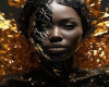 Woman Black Gold 18