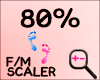3D!- FEET SCALER 80%