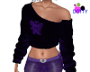 black purple sweater