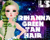  Rihanna Green Tan Hair