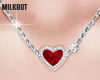 Red Heart Necklace