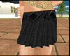 pleated black skirt
