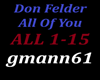 Don Felder All Of You