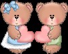 Two lover bears