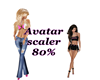 avatar scaler  ~ 80%