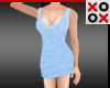 Blue Club Mini Dress
