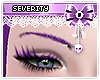 *S Purple Eyebrows