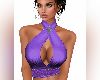 PurpleLaceHalter Top