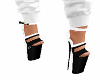 black white pumps