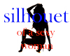 Silhouet of a sexy woman