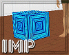 {IMP}Neon Blue Cube