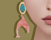 Pink Dolphin Earrings