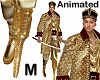 golden pirate peg-legged