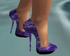 Velvet Purple Heels