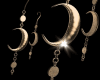!! Moon Gold Earrings