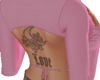 pink top+tatto