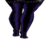 Purple thigh bootz
