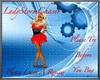[L] Frills Satin-Red-Blk