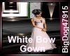 [BD] White Bow Gown