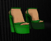 Green Beauty Heels