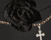 $ chain + rose black