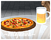 Veggie Pizza and Beer