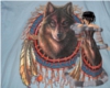 Wolf Dress w/ Fur trim