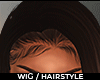 ! wig / hair . brown