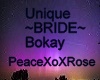 Unique BRIDE Bokay