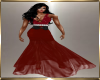 Red Length Gown