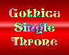 Gothica single throne