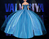 V, Blue Gown Dress