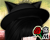 蝶 Emo Black Cat Hat