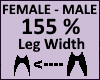 Leg Thigh Scaler 155%