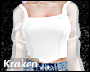 - K - White Ruffle