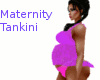 Maternity Tankini Purple
