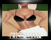 Blk bikini baggy wh pant