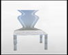 glass white chair