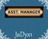 Asst. Manager Sign