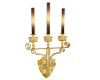Solid Gold Sconce