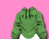 c' hoodie green