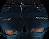 M Teal Ripped Jeans