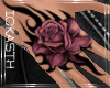 IO-Rose-Hand Tattoo
